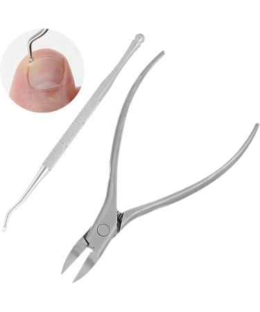 Cuticle Trimmer Angled Ends Cuticle Clipper Stainless Steel Streamlined Handle Not Easy To for Hand(Streamer Silver) - Buy Online on SooperMarket.com
