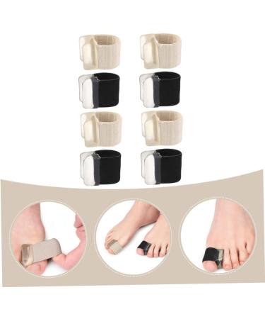 FRCOLOR Toe Separator Thumb Splints with Bunion Cushion Sleeves - 12 Pairs, Breathable Orthotics for Big Toe, Assorted Colors - 2.5x1.9cm - Buy Online on SooperMarket.com