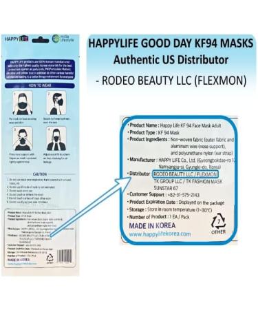 Premium 3D KF94 Face Masks - Pack of 20 (10 Black 10 White) - Made in Korea Disposable Protective Dust Masks - Buy Online on SooperMarket.com
