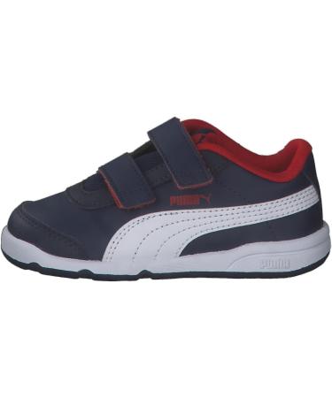 PUMA Kids Stepfleex 2 Sl Ve V Ps Trainers 1.5 UK Child Peacoat White Flame Scarlet - Buy Online on SooperMarket.com