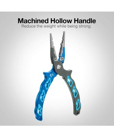 Piscifun Ultralight Aluminum Fishing Pliers with Tungsten Steel Cutters - Fish Hook Remover for Saltwater & Freshwater Fishing - Buy Online on SooperMarket.com