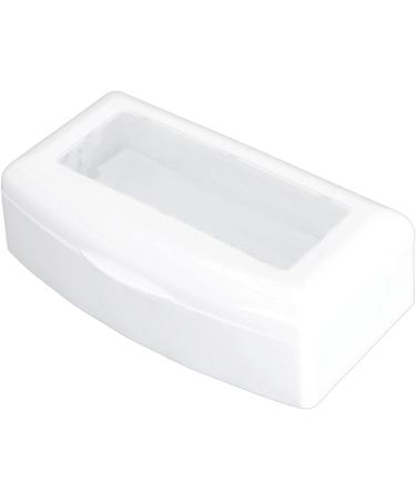 Nail Tool Cleaning Tray Multifunctional Long Life Easy Clean Makeup Tool Needle Cleaning Box for Travel (White) - Buy Online on SooperMarket.com