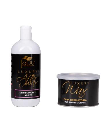 JaDy Argan Oil After Wax 500ml - Luxury Brazilian Wax Kit with Hair Removal Cream | Made in Italy - Buy Online on SooperMarket.com