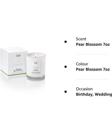 Luxury Scented Candles - Pear Blossom | Natural Wax Blend | 45 Hours Burn Time | Hotel Collection | The Copenhagen Company - Buy Online on SooperMarket.com