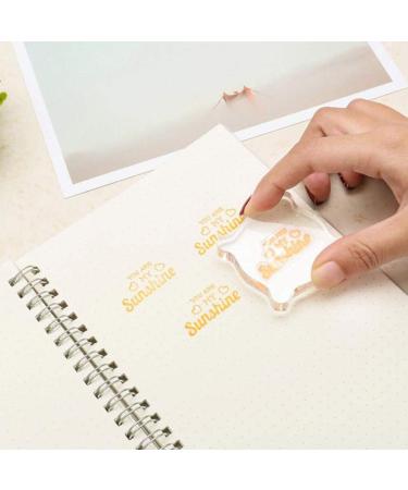 Suwimut 12-Piece Acrylic Stamp Blocks Set for Scrapbooking & Card Making | Clear Stamping Tools with Grid Lines - Assorted Sizes - Buy Online on SooperMarket.com