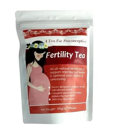 FERTILITY TEA - 1 Month Supply - Conceive Baby Getting Pregnant Infertility 30 Tea Bags (1 Bag (30 tea bags))