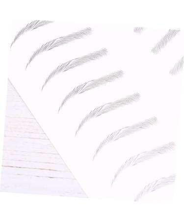 Mikinona 2 Pairs Disposable Makeup Tools 4d Hair-like Authentic Eyebrows Template Eyebrow Trimming The Lazy - Buy Online on SooperMarket.com