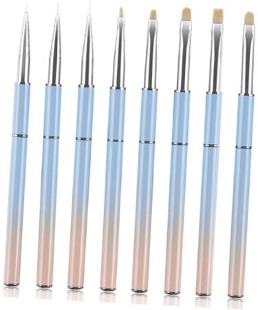 PLAFOPE Manicure Liner UV Gel Rhinestone Tool Nail Supplies Gradient Tools Manicure Tools Nail Art Liner Nail Art Pen Nail Stamping Tool Nail Flower Brushes Nail Tools for Nail Art Dot Pen Size 7 As Shown - Buy Online on SooperMarket.com