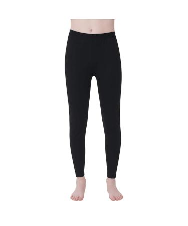 Gomati children's thermal pants - warm functional underpants long quick-drying 158-164 Black