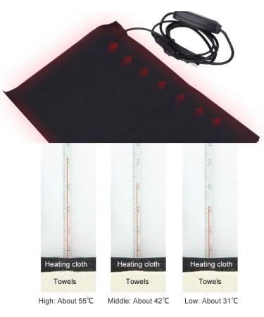 Aatraay USB Heating Cover & Heated Scarf - 5V Light Electric Pillow Set for Outdoor Winter Camping - 19x15x3 cm - Buy Online on SooperMarket.com