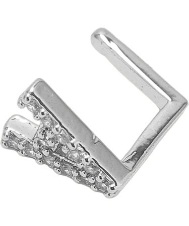 Capital Letter A Single Hip Hop False Tooth Halloween Festival Hip Hop Tooth Decoration Accessory (Silver Color) - Buy Online on SooperMarket.com