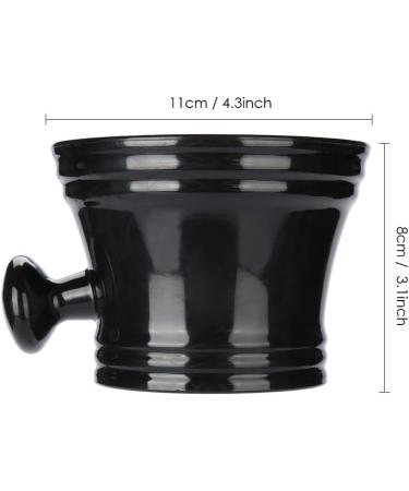 Plastic Shaving Soap Bowl | Black Shaving Mug for Men | Shave Cream and Soap Bowl - Buy Online on SooperMarket.com