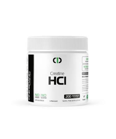 One Brand Nutrition Creatine HCL (200 Servings) | 100% Pure VEGAN