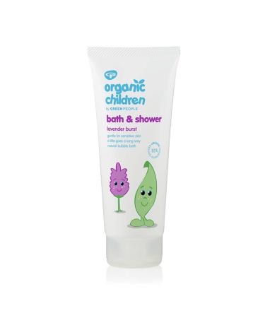Green People Bio-shower gel lavender freshness for children 200 ml |Natural Bio Body Wash and foam bath for children/toddlers |Gentle to sensitive skin |SLS and paraben-free |Vegan animal leather -free lavender 200 ml (1 Pack)
