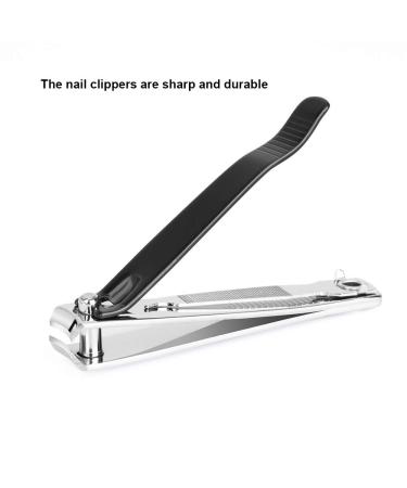 Iceyli Large Nail Clippers Set - Premium Stainless Steel Fingernail & Toenail Clippers - 2 Pcs - Buy Online on SooperMarket.com
