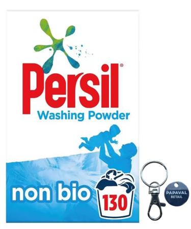 Parsil Non Bio Washing detergent powder 130 Wash with Key Ring