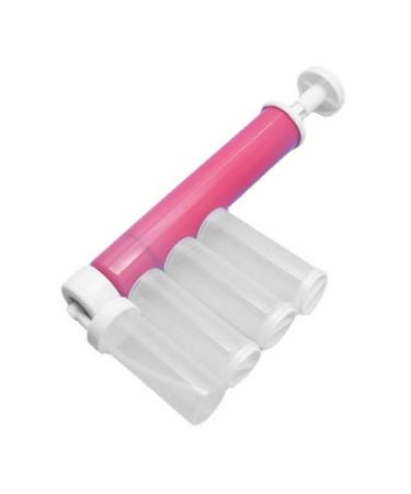 Even Spraying PP Full Coloring Cake Airbrush Baking Duster for Bakery (Rose Red) Cake Decorations Decorations