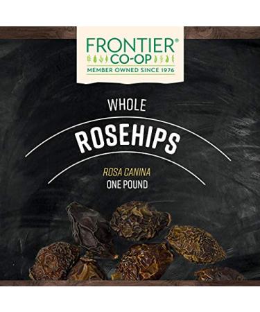 Buy Frontier Natural Products Whole Rosehips 16 oz | Premium Herbal Tea Ingredients - Buy Online on SooperMarket.com