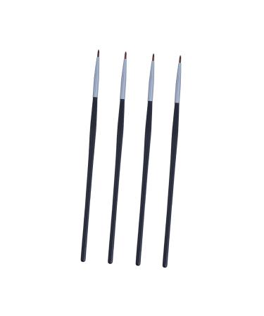 Housoutil 4pcs Fine Eyeliner Brush Eye Shadow Girl Multifunction