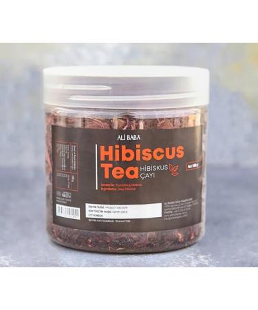 Ali Baba Hibiscus Tea (Hibiskus Cayi)| Unveil the Vibrant Essence of Hibiscus | Harness the Health Benefits of this Herbal Infusion | Experience the Unique Benefits of Herbal Tea | 100g - Buy Online on SooperMarket.com