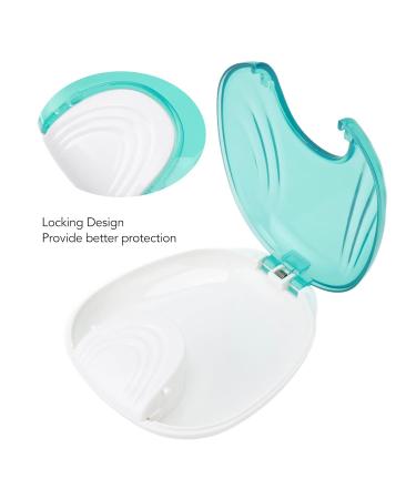 5pcs Slim Retainer Case - Portable Travel Prosthesis Storage with Snap Lock | Aligner Orthodontic Mouth Protection - Buy Online on SooperMarket.com
