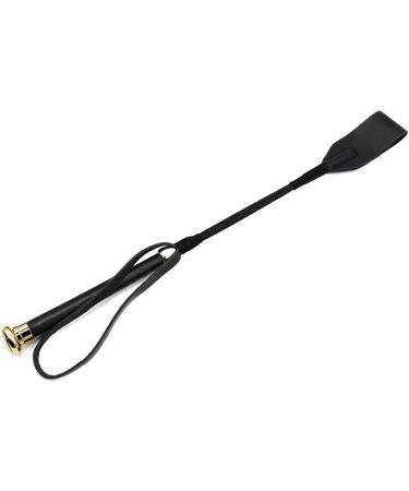 18-Piece Gold and Purple Riding Crop Set | Genuine Leather Jump Bat Top | Black Faux Handle - Buy Online on SooperMarket.com