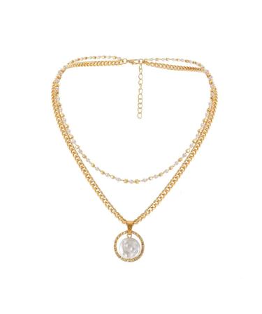 KESYOO Clavicle Chain A Necklace Fashion Necklaces for Women Trendy Collarbone Chain Necklace Miss Metal