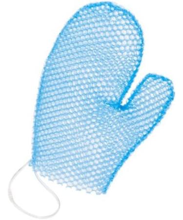 Supracor Spa Bath Mitt Body Exfoliator & Face Scrub Sponge - Blue | High-Quality Exfoliation Tool - Buy Online on SooperMarket.com