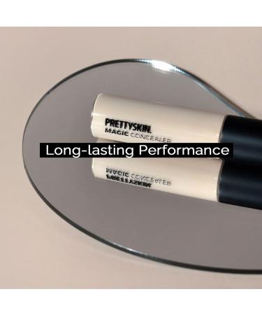 PS.PRETTYSKIN Magic Concealer #21 Ivory - Long-lasting Full Coverage Blemish Concealer (0.31oz) for Flawless Skin | Buy Internationally - Buy Online on SooperMarket.com