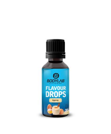 BODYLAB24 Flavor drops 30ml egg liqueur calorie-free sugar-free and fat-free aroma drops flavrops for sweetness of food coffee syrup taste without artificial dyes