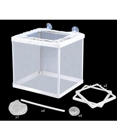XMHF White Nylon Mesh Fish Fry Hatchery Breeder Box - Separation Net - Buy Online on SooperMarket.com