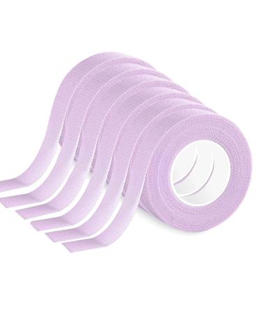 Breathable Eyelash Adhesive Tape - Beauty Salon Eye Tools 6 Rolls of 29ft Self-Sticking Makeup Tapes