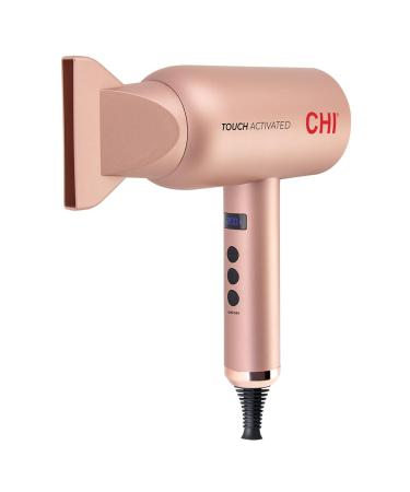 CHI Touch Activated Compact Hair Dryer Hair Dryer for Smooth & Voluminous Hair Quick-Drying for Shiny Frizz-Free Hair Lightweight & Low Noise