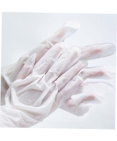 Gogogmee 2 Pairs Hand Exfoliant Cover Moisturizing Gloves Hand Dead Skin Remover Nourishing Hand Cover Hand Care Mask for Hand Moisturizing Gel Socks Non-Woven Fabric White - Buy Online on SooperMarket.com