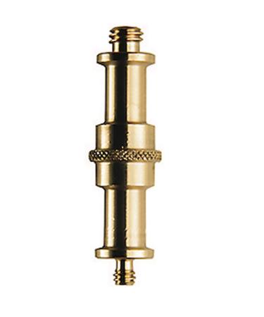 Manfrotto 013 Double End Stud 1/4-Inch 20 and 3/8-Inch Adapter Spigot - Replaces 3094