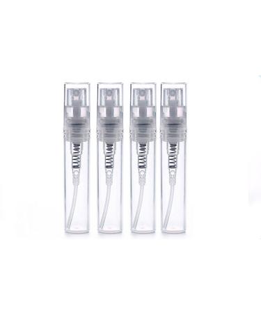 10Pcs 3ml/5ml/10ml Clear Glass Bottles Beauty Atomizer Perfume Atomizer Empty Spray Bottle (3ML) 3 ml