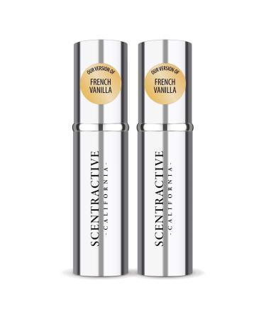 CA Perfume Impression of Emra French Vanilla For Women & Men Fragrance Concentrated Long Lasting Eau de Parfum Spray Refillable Glass Atomizer Bottle 0.17 Fl Oz/5ml-X2 EMRA FRENCH VANILLA 0.34 Fl Oz (Pack of 1)