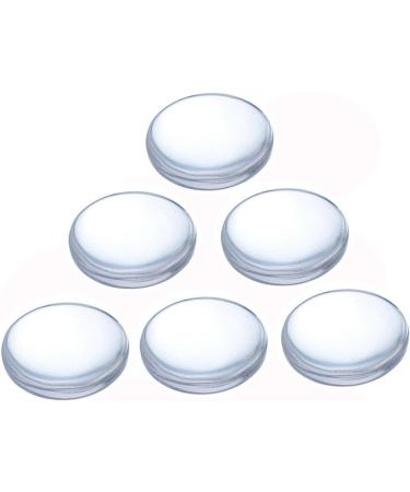 1 Transparent Glass Dome Tiles - 60 Pieces Clear Round Gems for Christmas Decor & Jewelry Making - Buy Online on SooperMarket.com