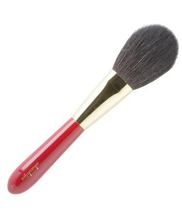 Akashiya Fude Make up Powder Brush Made in Japan (L  Red) L Red