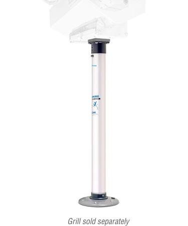 Magma Products T10-185 Double Locking Stowable Pedestal Mount - Silver, One Size - Buy Online on SooperMarket.com