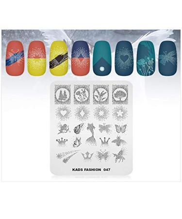 Nail Stamping Plate Fashion Polka Dots Star Sky Creative Theme Multi-Pattern Stamp Print Image Stamp Template Nail Art for Nail Design 1#