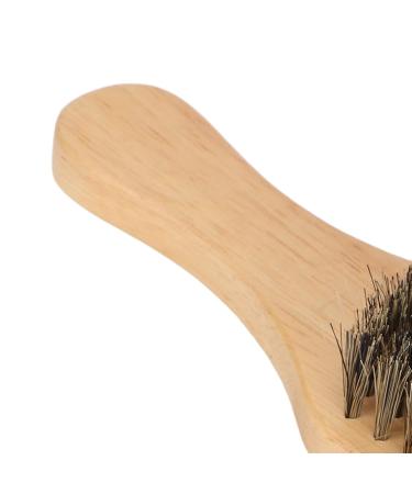 2PC Bartbrush Set - Soft Double-Sided Mustache & Facial Shaving Brushes for Men | Knot Removal Grooming Tool for Home & Salon - Buy Online on SooperMarket.com