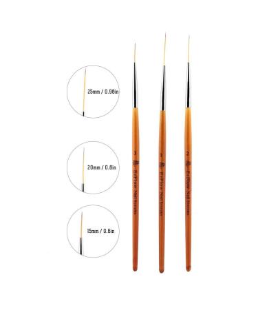 Nail Art Drawing Line Brush - UV/LED Painting & Builder Tips for Perfect Nails - International Shipping - Buy Online on SooperMarket.com
