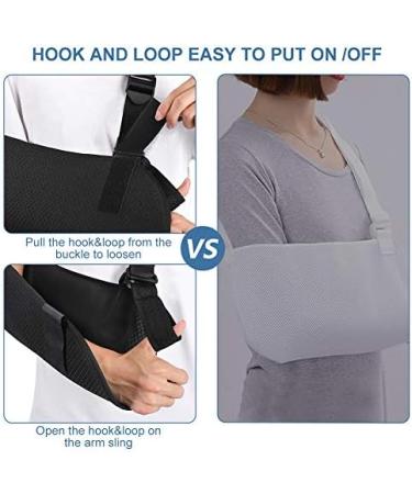 Adjustable Arm Shoulder Immobilizer with Breathable Mesh - Ideal for Injury Recovery - Buy Online on SooperMarket.com