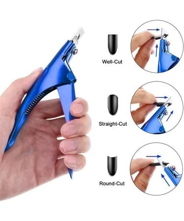 Professional Purple Nail Tip Cutter for Fake Gel Nails - Precise False Nail Cutters - Buy Online on SooperMarket.com