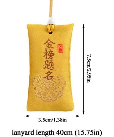 Spiritual Salt with Sachet Fragrant Bag Empty Bag Carrying Pouch Bag Hanging Blessings Pendant Good Wishes Style Chinese Peace Size - Buy Online on SooperMarket.com