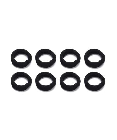 LEBQ 200 Mini Hair Bands for Girls & Babies - Soft Elastic Hair Ties in Black | Perfect for Kids' Hairstyles - Buy Online on SooperMarket.com