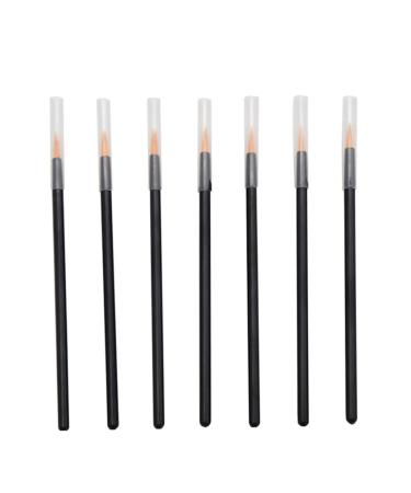 BELLIFFY 100pcs Eyeliner Liquid Small Eyeliner Brush Fine Eyeliner Brush Eyeliner Makeup Brush Gold Eyeliner