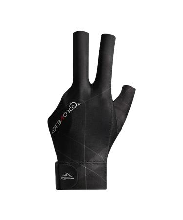 Snooker gloves pool billiard gloves Billiard Pool Cue Gloves non -slip pool gloves abrasion -resistant pool gloves adjustable pool gloves breathable pool gloves black -gray tokaneit
