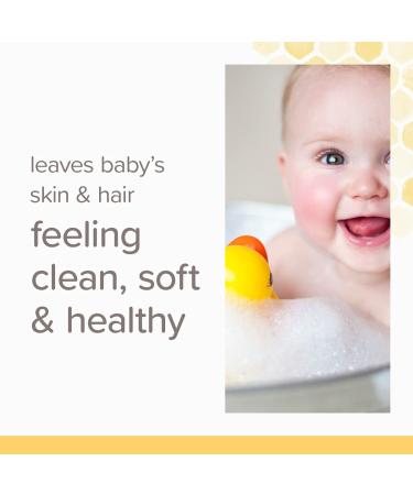 Burt's Bees Baby Shampoo & Wash - Fragrance & Tear Free - 21oz, Unscented & All Natural | Sensitive Body Care - Buy Online on SooperMarket.com